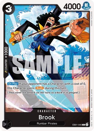 Brook (045) (EB01-045) [Extra Booster: Memorial Collection] One Piece Single Bandai