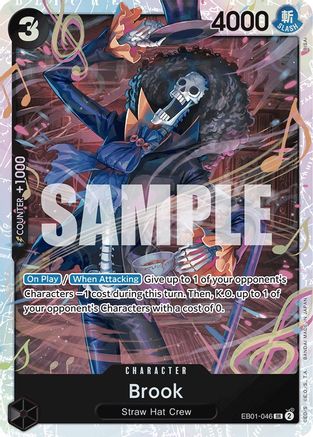 Brook (046) (EB01-046) [Extra Booster: Memorial Collection] Foil One Piece Single Bandai