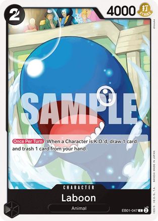 Laboon (047) (EB01-047) [Extra Booster: Memorial Collection] One Piece Single Bandai