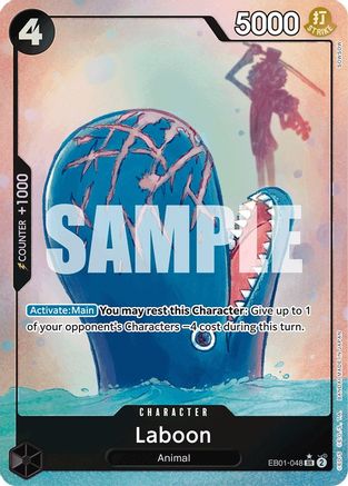 Laboon (048) (Alternate Art) (EB01-048) [Extra Booster: Memorial Collection] Foil One Piece Single Bandai