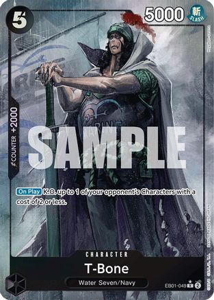 T-Bone (Alternate Art) (EB01-049) [Extra Booster: Memorial Collection] Foil One Piece Single Bandai