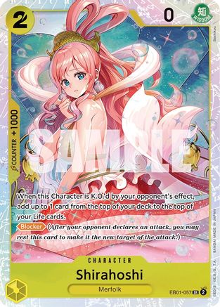 Shirahoshi (EB01-057) [Extra Booster: Memorial Collection] Foil One Piece Single Bandai