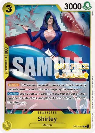 Shirley (Judge Pack Vol. 3) (OP03-104) [One Piece Promotion Cards] Foil One Piece Single Bandai