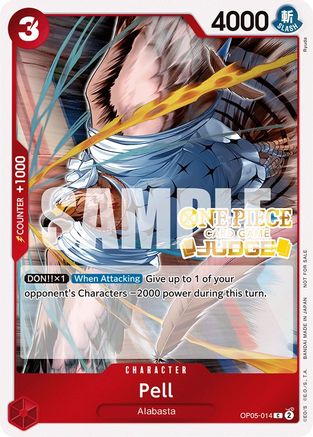Pell (Judge Pack Vol. 3) (OP05-014) [One Piece Promotion Cards] Foil One Piece Single Bandai