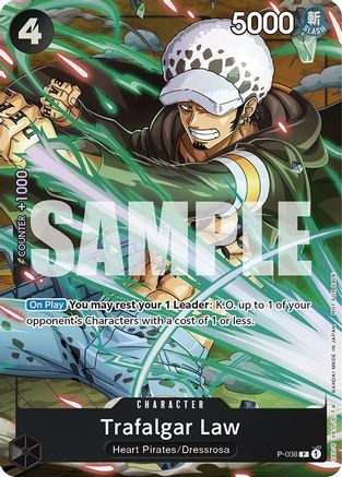 Trafalgar Law (Event Pack Vol. 4) (P-038) [One Piece Promotion Cards] Foil One Piece Single Bandai