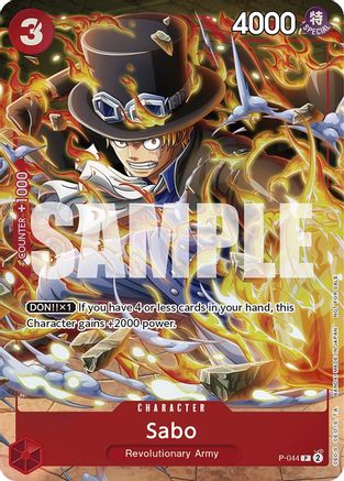 Sabo (Event Pack Vol. 4) (P-044) [One Piece Promotion Cards] Foil One Piece Single Bandai