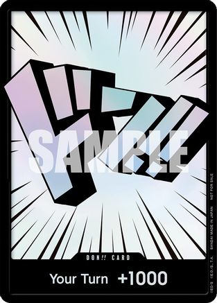 DON!! Card (3D Text) [One Piece Promotion Cards] Foil One Piece Single Bandai
