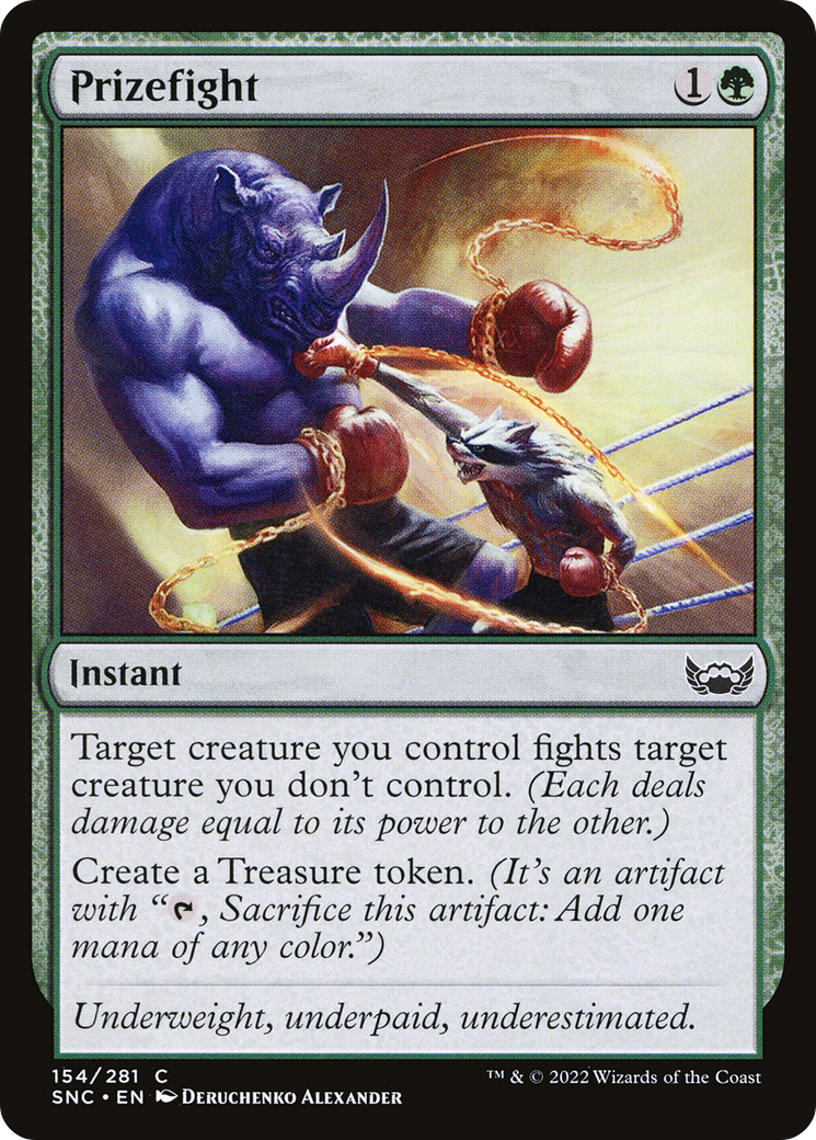 Prizefight (SNC-154) [Streets of New Capenna] MTG Single Wizards of the Coast