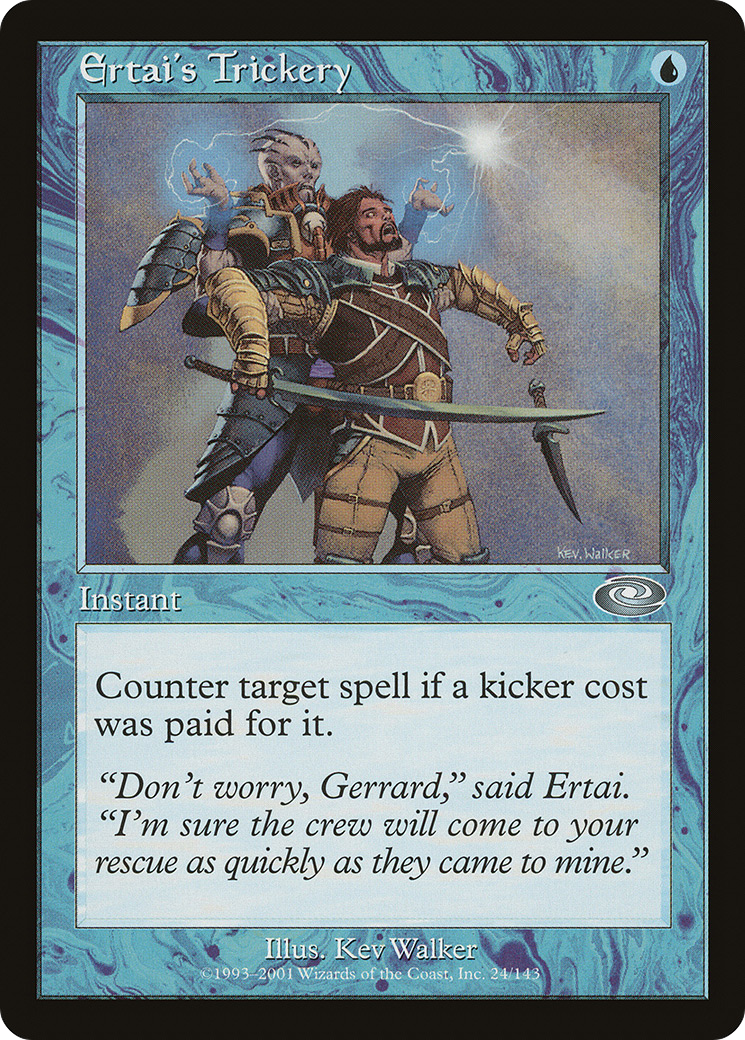 Ertai's Trickery (PLS-024) [Planeshift] Foil MTG Single Wizards of the Coast