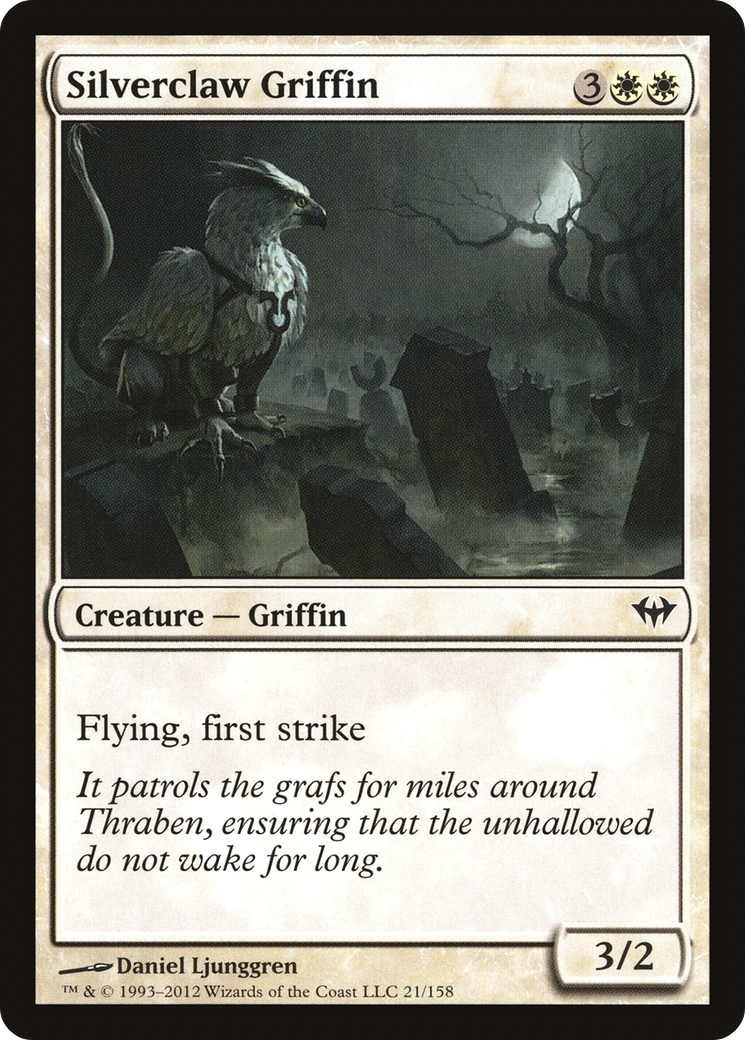 Silverclaw Griffin (DKA-021) [Dark Ascension] Foil MTG Single Wizards of the Coast