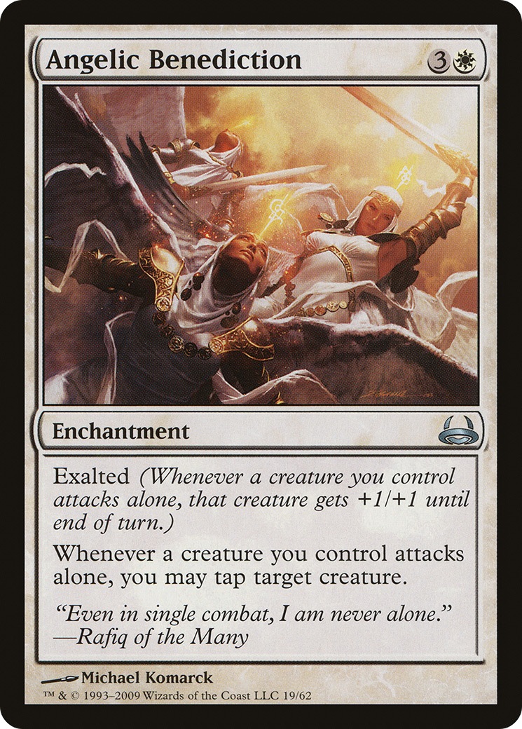 Angelic Benediction (DDC-019) [Misc] Duel Decks: Divine vs. Demonic MTG Single Wizards of the Coast