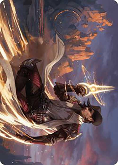 Kellan, the Kid Art Card [Art Series] Outlaws of Thunder Junction MTG Single Magic: The Gathering