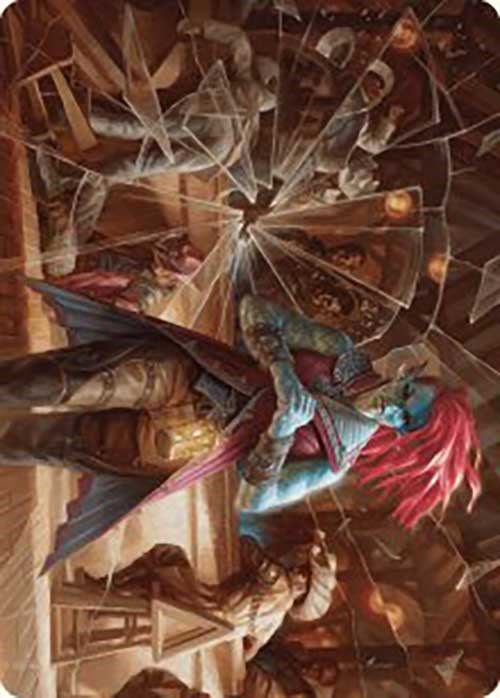 Obeka, Splitter of Seconds Art Card [Art Series] Outlaws of Thunder Junction MTG Single Magic: The Gathering