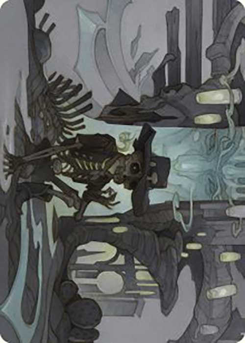 Tinybones Joins Up Art Card [Art Series] Outlaws of Thunder Junction MTG Single Magic: The Gathering