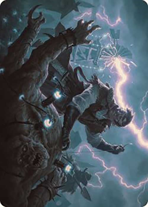 Geralf, the Fleshwright Art Card [Art Series] Outlaws of Thunder Junction MTG Single Magic: The Gathering