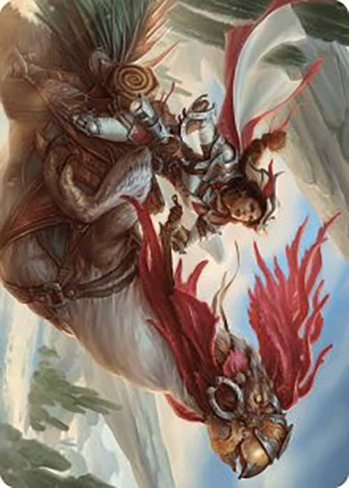 Frontier Seeker Art Card [Art Series] Outlaws of Thunder Junction MTG Single Magic: The Gathering