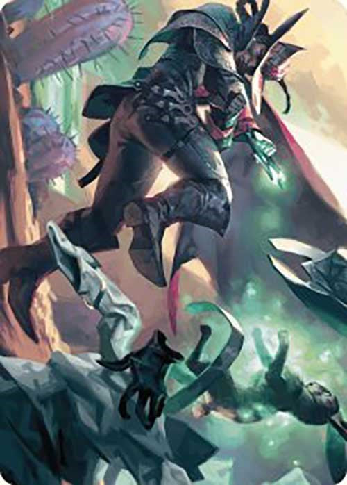 Metamorphic Blast Art Card [Art Series] Outlaws of Thunder Junction MTG Single Magic: The Gathering
