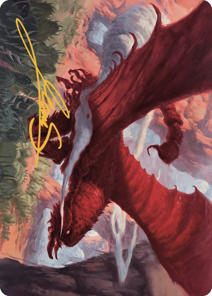 Stingerback Terror Art Card (Gold-Stamped Signature) [Art Series] Outlaws of Thunder Junction MTG Single Magic: The Gathering