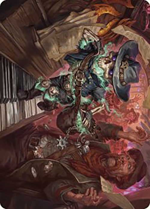 Tinybones, the Pickpocket Art Card [Art Series] Outlaws of Thunder Junction MTG Single Magic: The Gathering