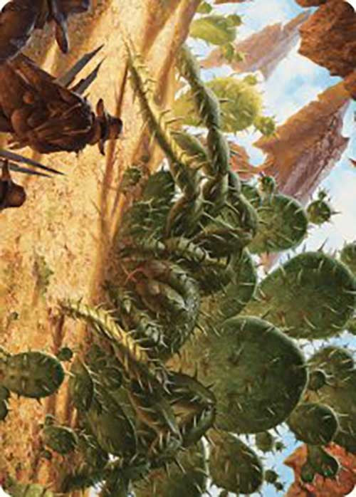 Cactarantula Art Card [Art Series] Outlaws of Thunder Junction MTG Single Magic: The Gathering