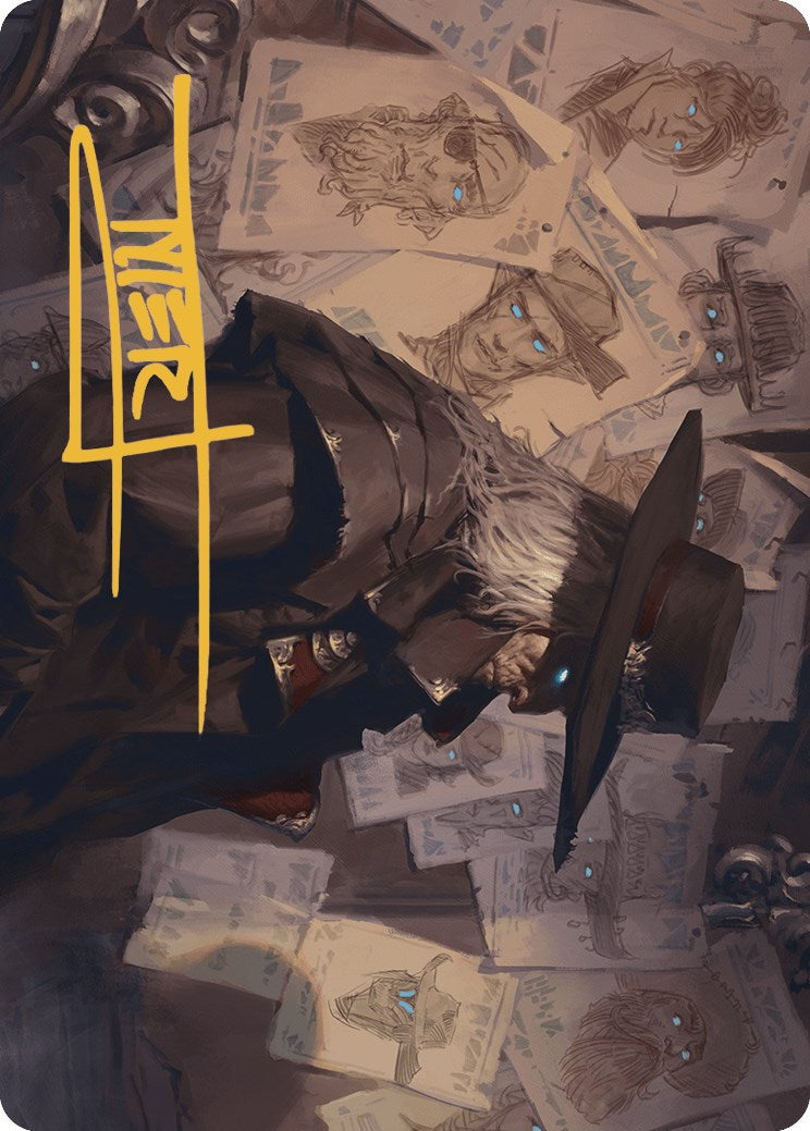 Lazav, Familiar Stranger Art Card (Gold-Stamped Signature) [Art Series] Outlaws of Thunder Junction MTG Single Magic: The Gathering