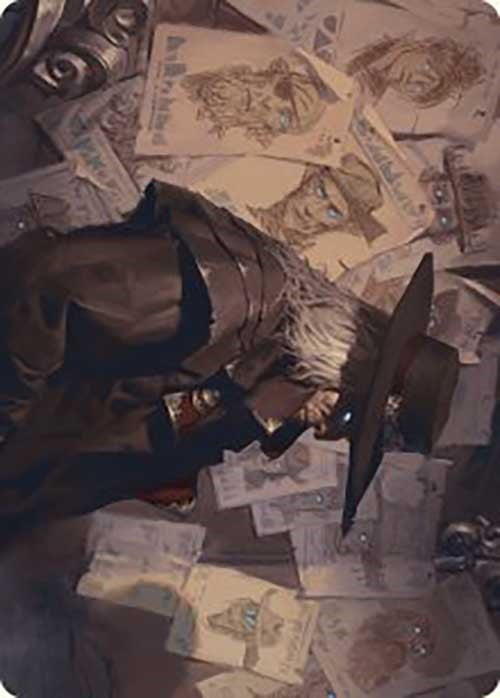 Lazav, Familiar Stranger Art Card [Art Series] Outlaws of Thunder Junction MTG Single Magic: The Gathering