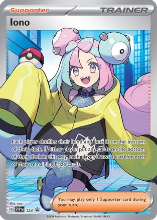 Iono - 124 (124) Holofoil [Promos: SV Promo Cards] Pokemon Single Pokémon