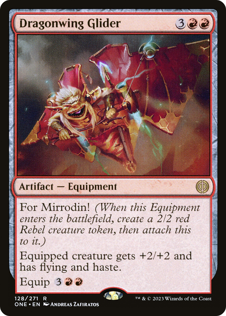 Dragonwing Glider (ONE-128) [Phyrexia: All Will Be One] MTG Single Wizards of the Coast