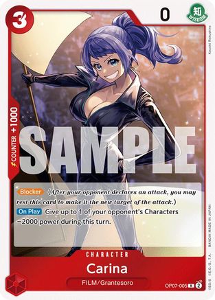 Carina (OP07-005) [500 Years in the Future] Foil One Piece Single Bandai
