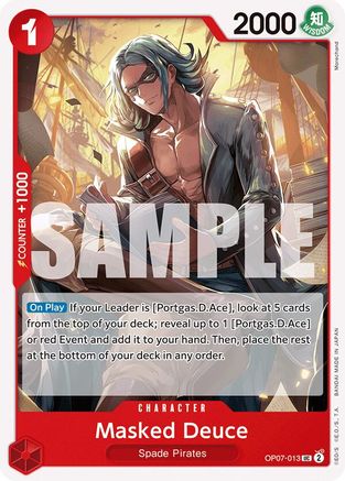 Masked Deuce (OP07-013) [500 Years in the Future] One Piece Single Bandai