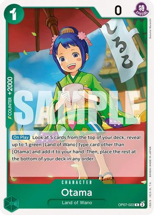 Otama (OP07-022) [500 Years in the Future] Foil One Piece Single Bandai