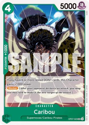 Caribou (OP07-023) [500 Years in the Future] One Piece Single Bandai