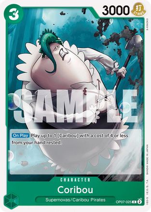 Coribou (OP07-025) [500 Years in the Future] One Piece Single Bandai