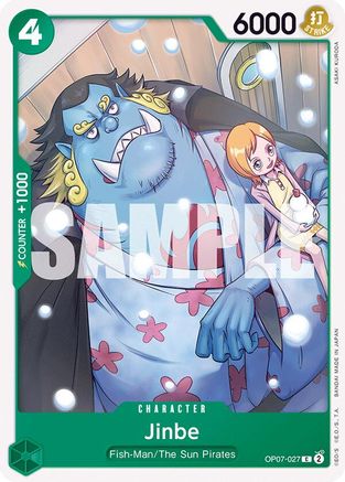 Jinbe (027) (OP07-027) [500 Years in the Future] One Piece Single Bandai