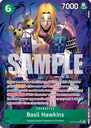 Basil Hawkins (Parallel) (OP07-029) [500 Years in the Future] Foil One Piece Single Bandai