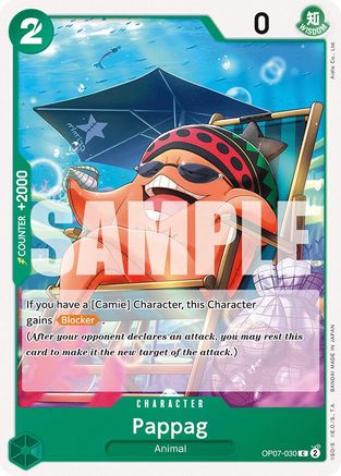 Pappag (OP07-030) [500 Years in the Future] One Piece Single Bandai