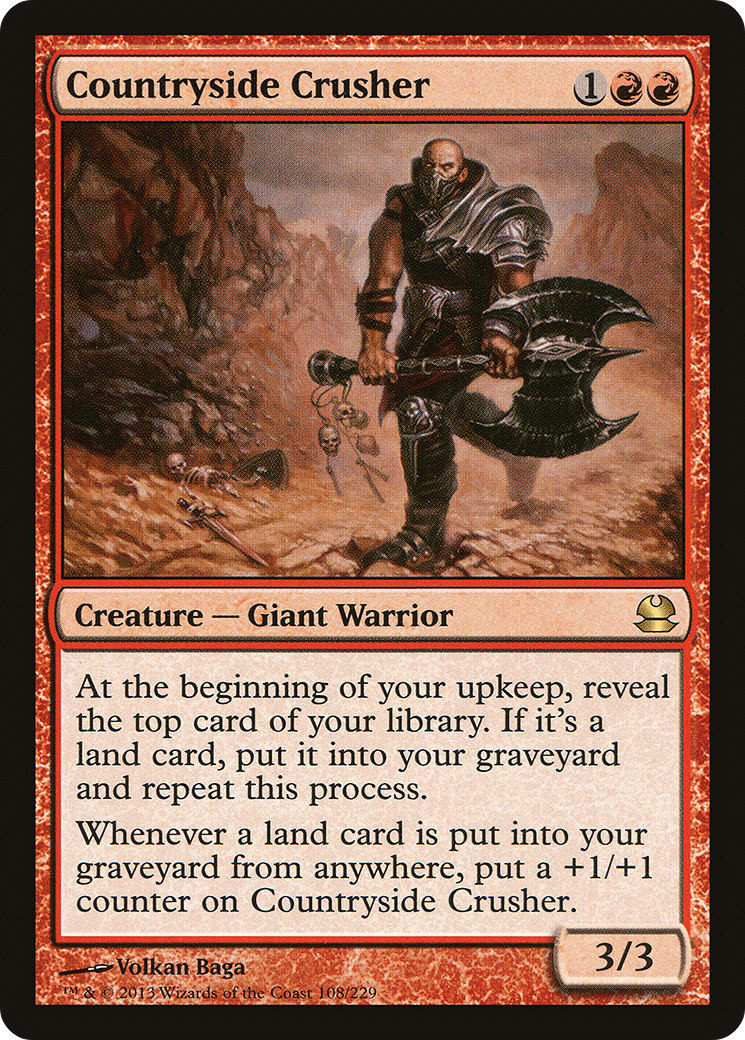 Countryside Crusher (MMA-108) [Modern Masters] MTG Single Wizards of the Coast