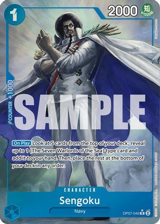 Sengoku (Parallel) (OP07-046) [500 Years in the Future] Foil One Piece Single Bandai