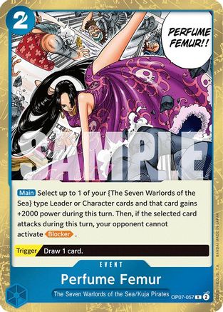 Perfume Femur (OP07-057) [500 Years in the Future] Foil One Piece Single Bandai
