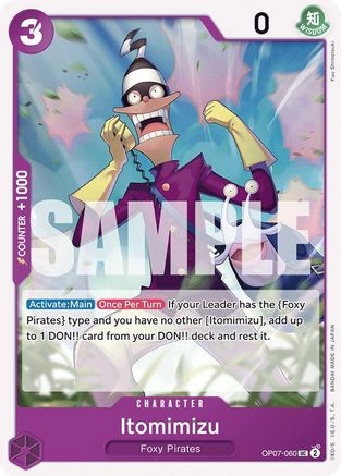 Itomimizu (OP07-060) [500 Years in the Future] One Piece Single Bandai