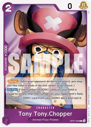 Tony Tony.Chopper (066) (OP07-066) [500 Years in the Future] Foil One Piece Single Bandai