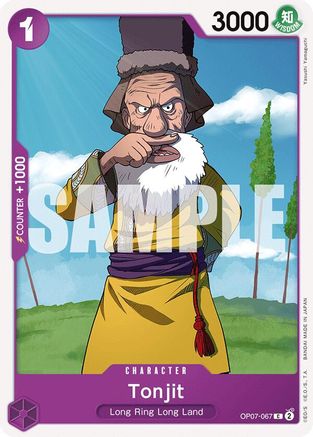 Tonjit (OP07-067) [500 Years in the Future] One Piece Single Bandai