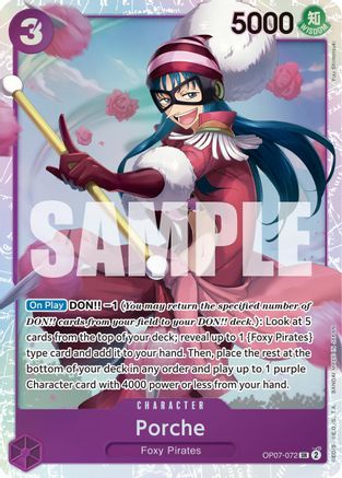 Porche (OP07-072) [500 Years in the Future] Foil One Piece Single Bandai