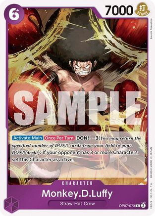 Monkey.D.Luffy (073) (OP07-073) [500 Years in the Future] Foil One Piece Single Bandai