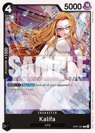 Kalifa (OP07-081) [500 Years in the Future] One Piece Single Bandai