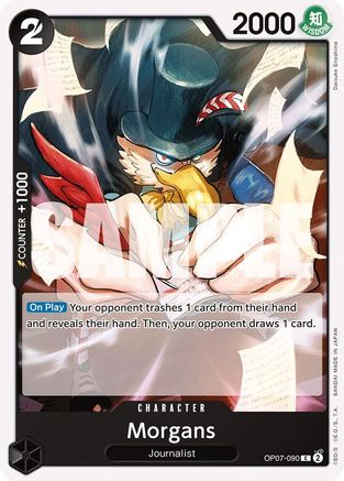 Morgans (OP07-090) [500 Years in the Future] One Piece Single Bandai