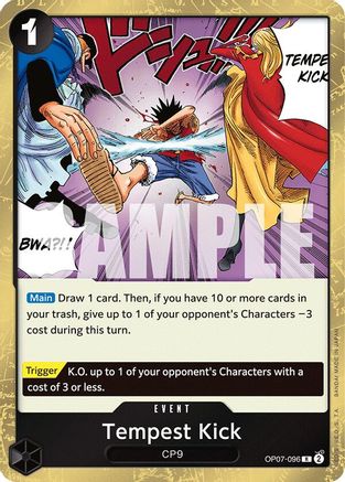 Tempest Kick (OP07-096) [500 Years in the Future] Foil One Piece Single Bandai