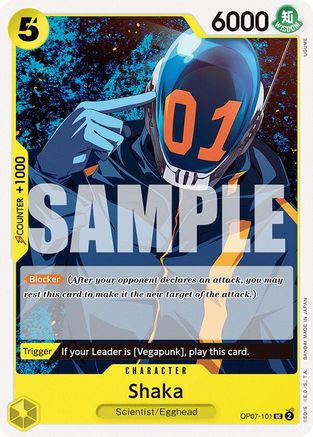 Shaka (OP07-101) [500 Years in the Future] One Piece Single Bandai