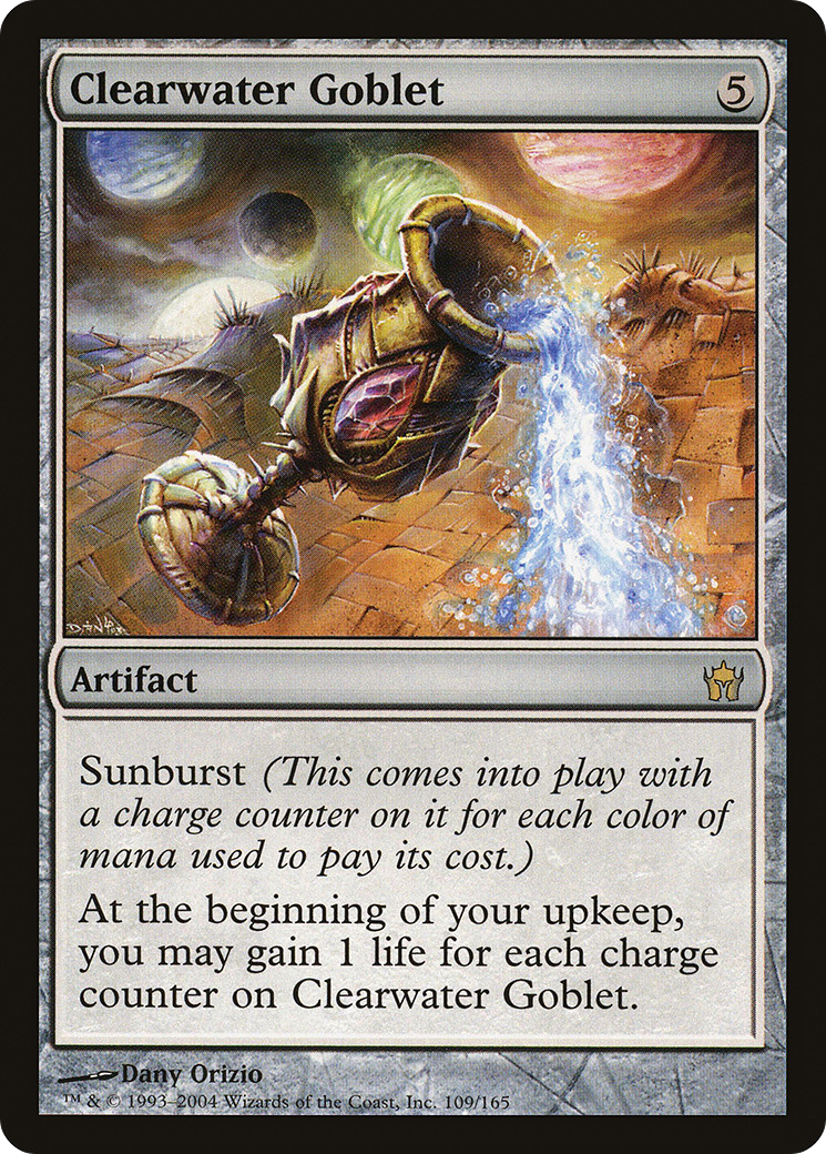 Clearwater Goblet (5DN-109) [Fifth Dawn] MTG Single Wizards of the Coast