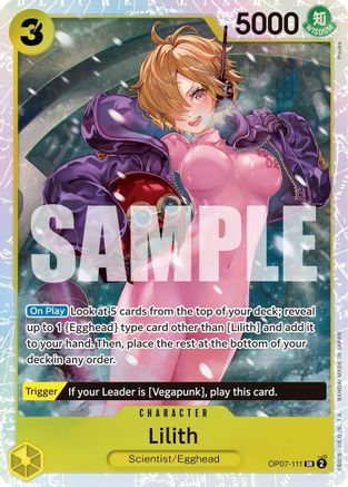 Lilith (OP07-111) [500 Years in the Future] Foil One Piece Single Bandai